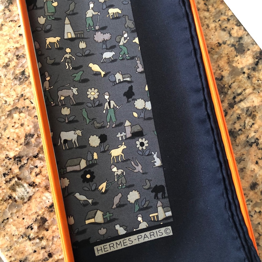 Authentic Hermès gavroche Recolte